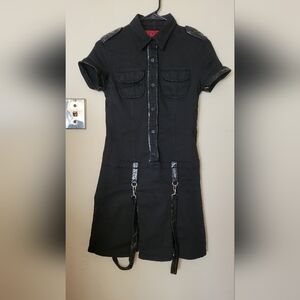 Tripp Bondage Straps Shirt Dress
